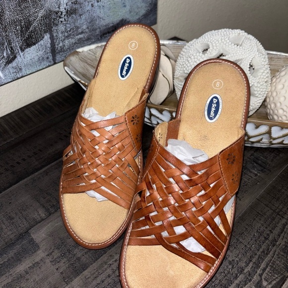 Dr Scholls Women's ADDIE Leather Comfort Sandals * Size 8 - Picture 7 of 8